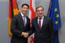 Treffen zwischen Bundesminister Dr. Philipp Rösler und dem georgischen Premierminister Nikoloz Gilauri